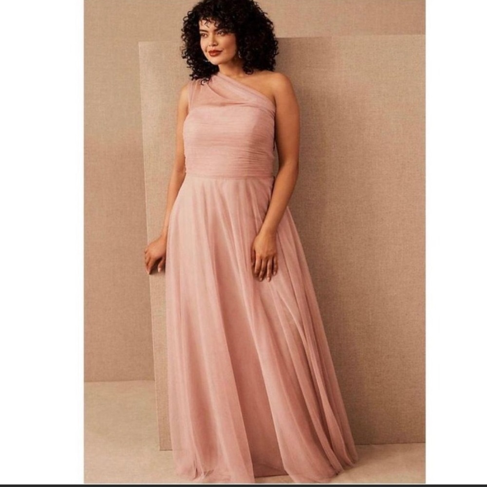 Jenny Yoo Annabelle Dress Size 12 - Cameo Pink - Picture 3 of 5